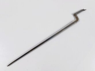 Schweiz, Bajonett wohl für Gendarmeriegewehr , ähnlich Modell 1851, Länge57,6cm