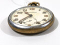 Jaeger LeCoultre pocket watch, British WWII Military issued, MARKED WITH GOVERNMENT BROAD ARROW AND GSTP (GENERAL SERVICE TIME PIECE ) works, used