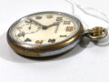 Jaeger LeCoultre pocket watch, British WWII Military issued, MARKED WITH GOVERNMENT BROAD ARROW AND GSTP (GENERAL SERVICE TIME PIECE ) works, used