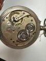 Grosse Taschenuhr 65mm Durchmesser, vermutlich Reichsbahn, ohne jegliche Bezeichnung, läuft