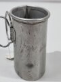 1.Weltkrieg, Trinkbecher aus Aluminium datiert 1914