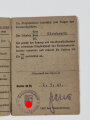 Reichskolonialbund Mitgliedskarte einer Frau aus Essen, datiert 1941