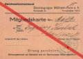 Reichsluftschutzbund Mitgliedskarte, Bezirksgruppe Mülheim-Ruhr