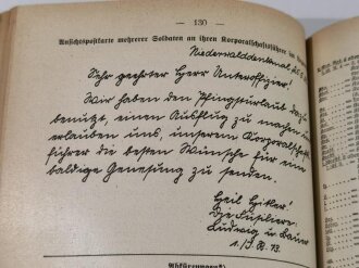 "Der Dienstunterricht im Heere, Ausgabe für den Schützen der Schützenkompanie", Jahrgang 1938/39, 326 Seiten, A5