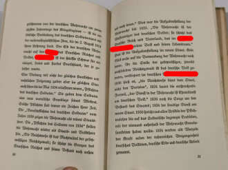 "Die Wehrmacht im nationalsozialistischen Staat", datiert 1935, 47 Seiten, DIN A5