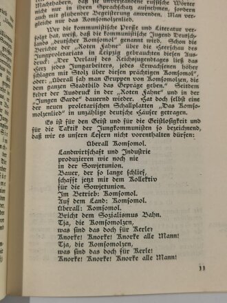 "Der Kulturbolschewismus und die deutsche Jugend", Volksschriften des evangelischen Bundes, datiert 1931, 35 Seiten, DIN A5