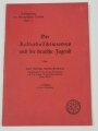 "Der Kulturbolschewismus und die deutsche Jugend", Volksschriften des evangelischen Bundes, datiert 1931, 35 Seiten, DIN A5