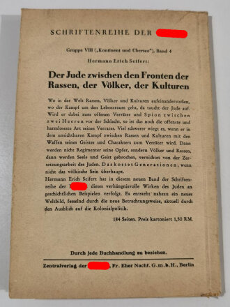 "Religiöser Kommunismus in England" Band 12, Zentralverlag der NSDAP, datiert 1942, 63 Seiten, DIN A5