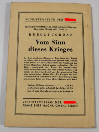 "Britische Propaganda" Band 6, Zentralverlag der NSDAP, datiert 1941, 88 Seiten, DIN A5