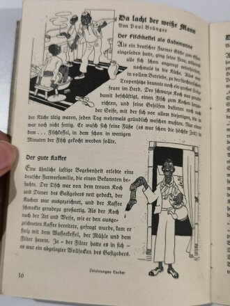 "Deutsches Land weit überm Meer" Ein Buchlein von unseren Kolonien, datiert 1940, 40 Seiten, über A6