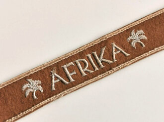 Ärmelband " Afrika " in Kamelhaarausführung, Länge 27 cm, sehr guter Zustand
