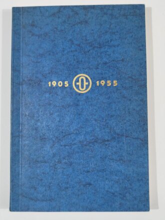 "Anschütz & Co GmbH 1905 - 1955" - Das älteste Kreiselkompasswerk der Welt, 96 Seiten + Bildteil, datiert 1955