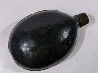 Emaillierter Korpus  für eine Feldflasche der Wehrmacht, späte Ausführung