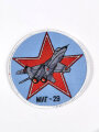 REPRODUKTION, Ärmelabzeichen, Russland  " MIG 29 Fulcrum " Durchmesser 10 cm