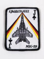 Ärmelabzeichen mit Klett " 1. Jagdstaffel MIG - 29 "