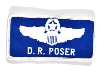 U.S. Air Force  Patch " D.R. Poser "