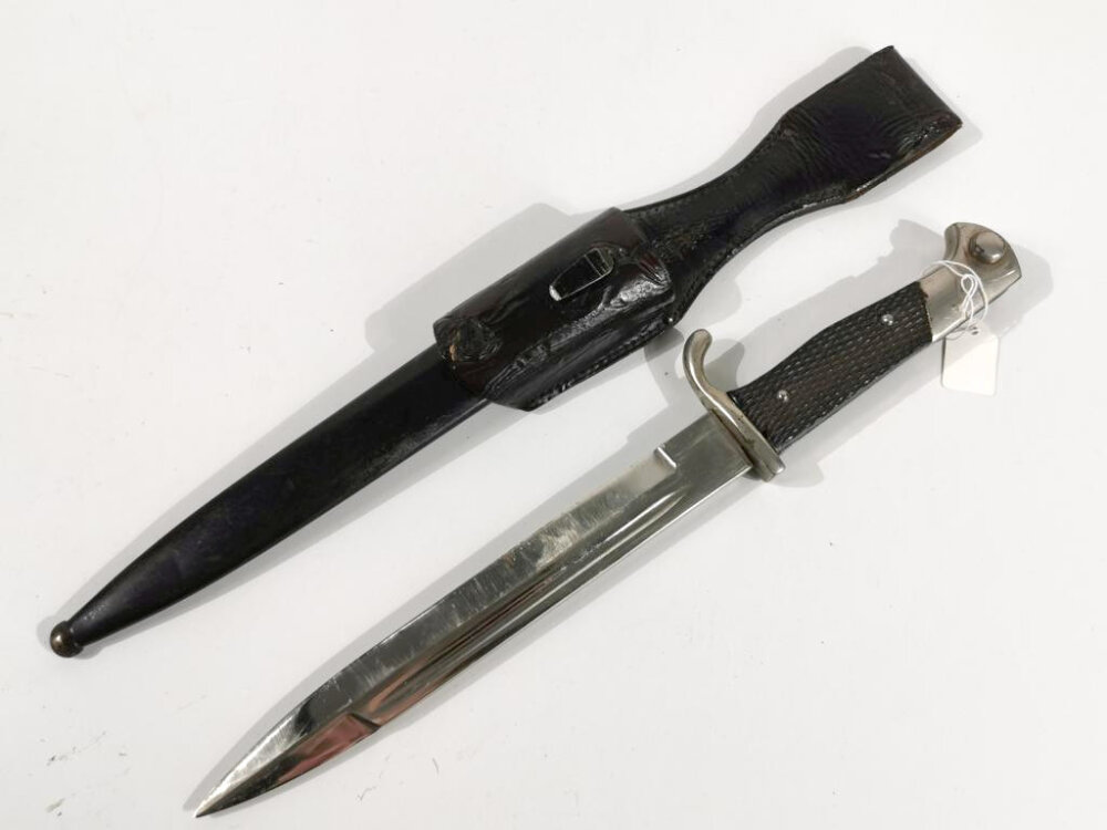 Zollgrenzschutz III.Reich, Seitengewehr für Zollgrenzbeamte mit Lackl