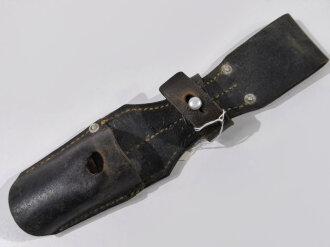 Koppelschuh zum Seitengewehr 84/98 für K98 der Wehrmacht. getragenes Stück, datiert 1940