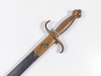 Preussen, Faschinenmesser Modell 1852 . Eigentumstück ,geätzte Klinge,Hersteller Eickhorn Solingen, ungereinigtes Stück