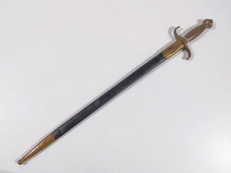 Preussen, Faschinenmesser Modell 1852 . Eigentumstück ,geätzte Klinge,Hersteller Eickhorn Solingen, ungereinigtes Stück