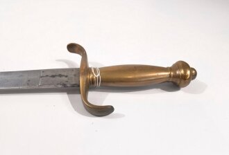 Preussen, Faschinenmesser Modell 1852 . Eigentumstück ,geätzte Klinge,Hersteller Eickhorn Solingen, ungereinigtes Stück