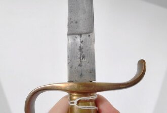 Preussen, Faschinenmesser Modell 1852 . Eigentumstück ,geätzte Klinge,Hersteller Eickhorn Solingen, ungereinigtes Stück
