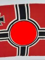 Reichskriegsflagge der Kriegsmarine 80x135cm , leicht angeschmutzt, ein kleines Loch