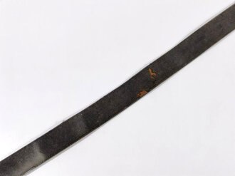 Koppelriemen aus der Zeit des III.Reich, braunes Leder , unterfüttert, Gesamtlänge 95cm