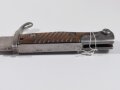 Bayern, Seitengewehr 98/05 ohne Scheide, Hersteller Fichtel & Sachs, Kammerstück von 1917