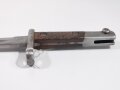 Seitengewehr Spanien, Modell 1893 Artillerie mit Lederscheide, Hersteller Nacisna Toledo,