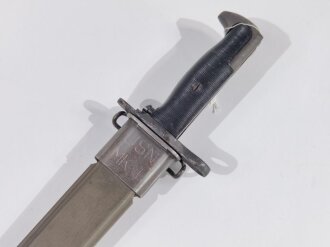U.S. Navy 1942 dated M1905 Springfield Rifle Bayonet in...