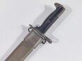 U.S. Navy 1942 dated M1905 Springfield Rifle Bayonet in USN MK1 scabbard. Good condition