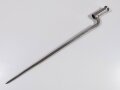 Österrreich, Tüllenbajonett Modell 1799 ohne Scheide, Länge 56 cm,Tülleninnendurchmesser 22,5cm , Tüllenlänge78,5 cm