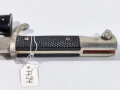 Extraseitengewehr KS98 für einen Angehörigen des Heeres mit geätzter Klinge von Höller Solingen. Ungereinigtes Stück in gutem Gesamtzustand