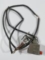 Wechselschalter für optisches Gerät der Wehrmacht,  unter anderem zum Entfernungsmesser 36. Kabelmantel trocken und brüchig, Funktion nicht geprüft