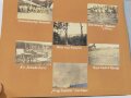 1.Weltkrieg Fotoalbum eines Angehörigen IR55, später Oberschlesisches Regiment 62. Stellungskämpfe vor Dünaburg, später Flandern und Somme. Jede Seite des Album ist fotografiert. Seitenmaß je 25 x 32cm