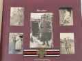 1.Weltkrieg Fotoalbum eines Angehörigen IR55, später Oberschlesisches Regiment 62. Stellungskämpfe vor Dünaburg, später Flandern und Somme. Jede Seite des Album ist fotografiert. Seitenmaß je 25 x 32cm