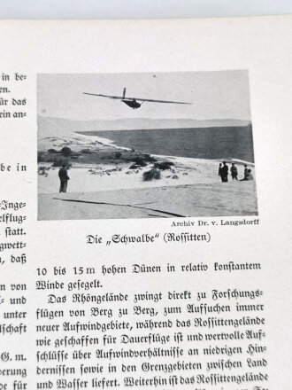 "Luftfahrt ist Not" Wilhelm Andermann Verlag, 1929, Farbig angelegter und geprägter Leineneinband. Großformat. mit 416 Seiten, gebraucht