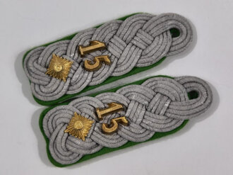 Heer, Paar Schulterstücke für einen Oberstleutnant der Panzergrenadiere, leicht getragen