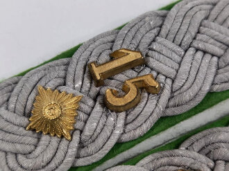 Heer, Paar Schulterstücke für einen Oberstleutnant der Panzergrenadiere, leicht getragen