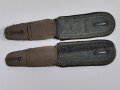 Heer, Paar Schulterklappen für einen Unteroffizier der Pionieren, getragenes Paar