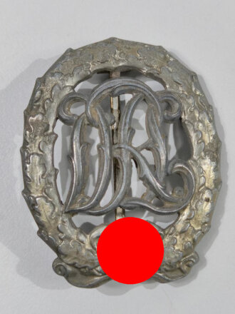 Deutsches Reichssportabzeichen DRL in Silber mit Hersteller Wernstein Jena