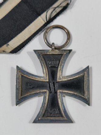 Eisernes Kreuz 2. Klasse 1914 – Hersteller CD 800 (Carl Dillenius) im Bandring