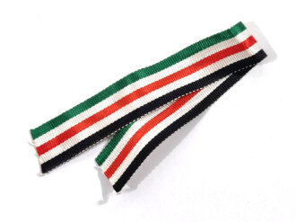 Bandabschnitt für die Bandspange " Deutsch- Italenische Feldzugmedaille " Breite 15 mm, Sie erhalten je 5 cm