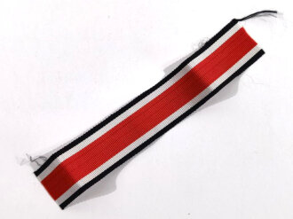 Bandabschnitt für die Bandspange " Eisernes Kreuz 2. Klasse 1939 " Breite 22 mm, Länge 14 cm