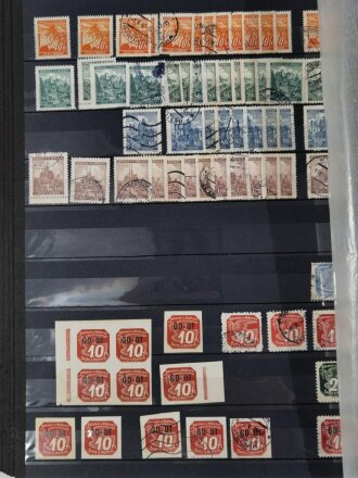 Generalgouvernement Böhmen und Mähren, umfangreiche Sammlung Briefmarken