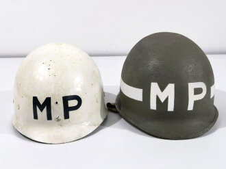 U.S. 2. Weltkrieg, Stahlhelm "MP"...
