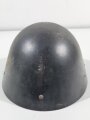 Tschechoslowakei, Stahlhelm Modell 1938, schwarz lackiert für Feuerwehr ?