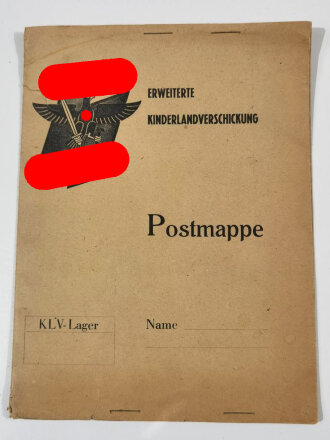 Erweiterte Kinderlandverschickung, Postmappe