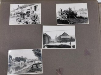 Frankreichfeldzug, Fotoalbum eines Landser mit etwa 90 Fotos